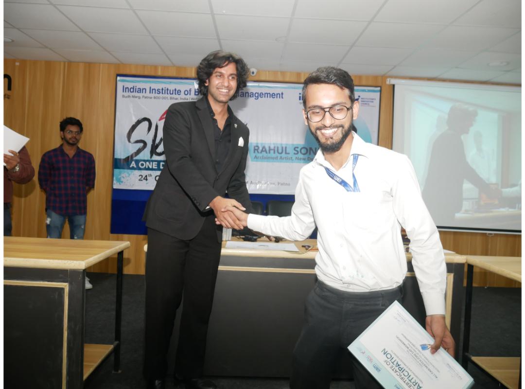 Rahul Soni Conducts “All Can Sketch” Workshop for PGDM, BBA, BCA & MAMC Students at IIBM and ZHI Patna